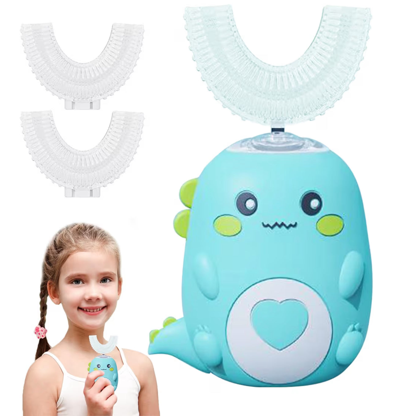 Cartoon- Spazzolino Elettrico in Silicone per Bambini